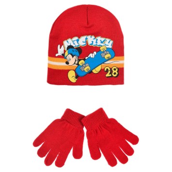 Disney Mickey  Skate children hat + glove set 52-54 cm