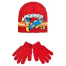 Disney Mickey  Skate children hat + glove set 52-54 cm