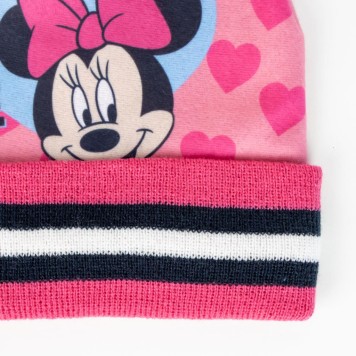 Disney Minnie Heart kids hat+ gloves set
