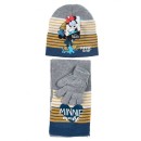Disney Minnie  Rain kids hat + scarf + gloves set