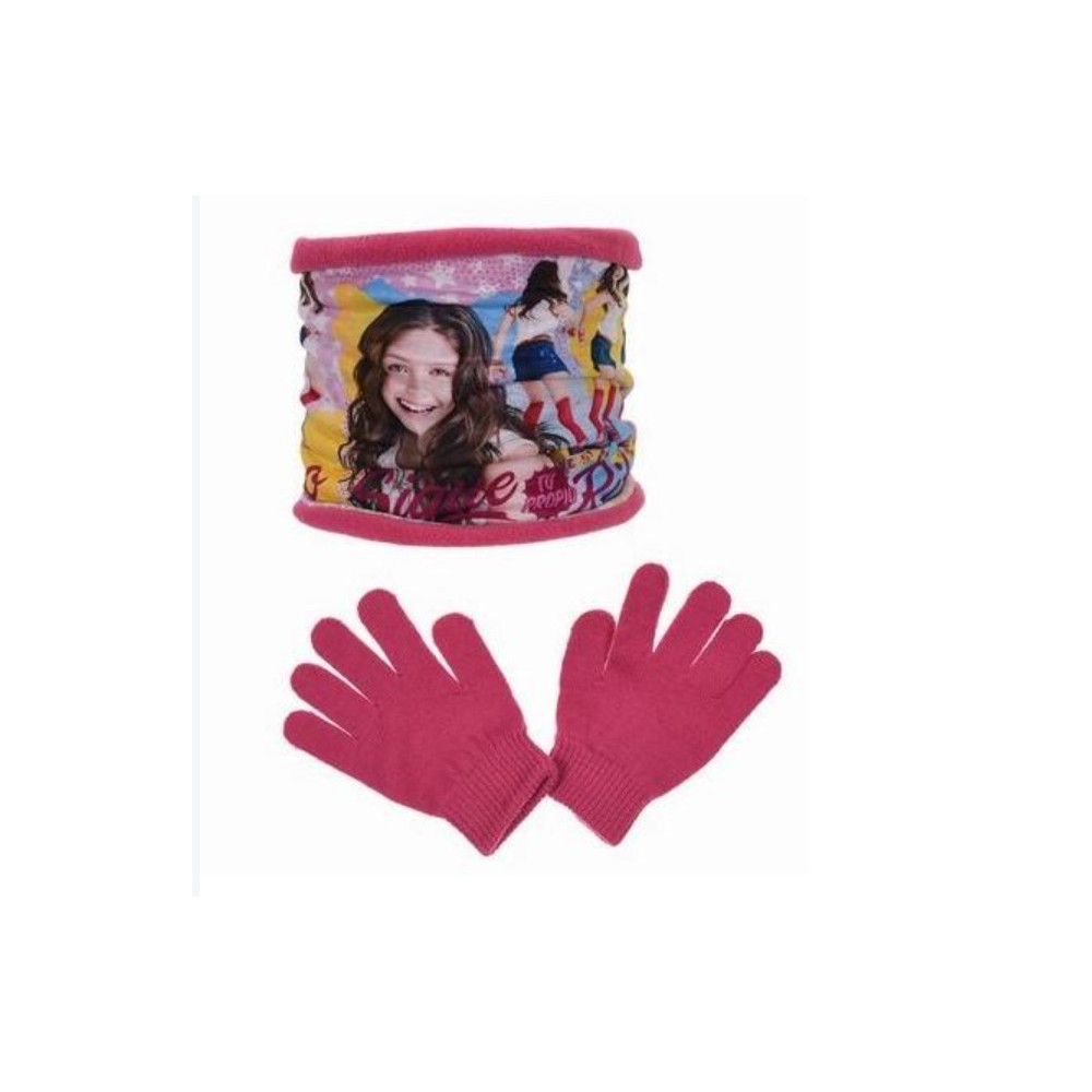 Disney Soy Luna kids scarf, snood + glove set