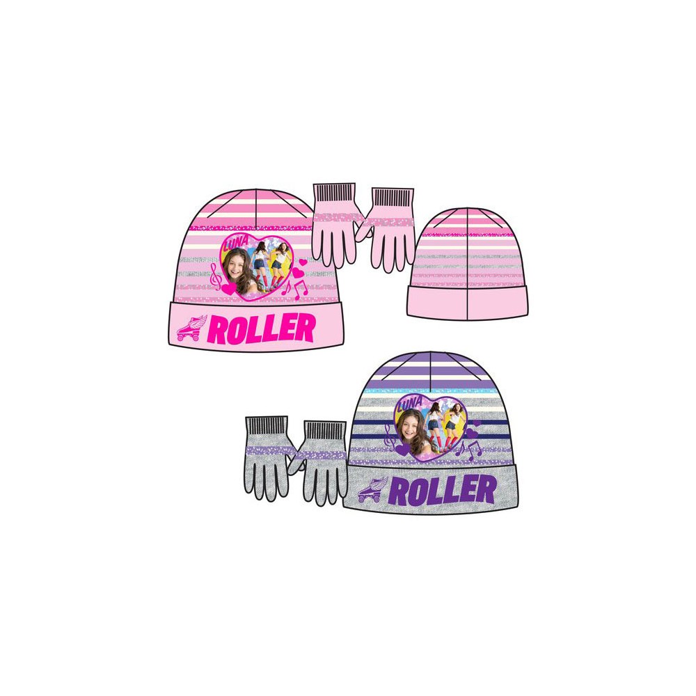 Disney Soy Luna kids hat + glove set 52-54 cm