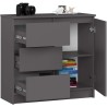 KOMODA K80 JERRY 1D 3SZ PK GRAFIT SZARY