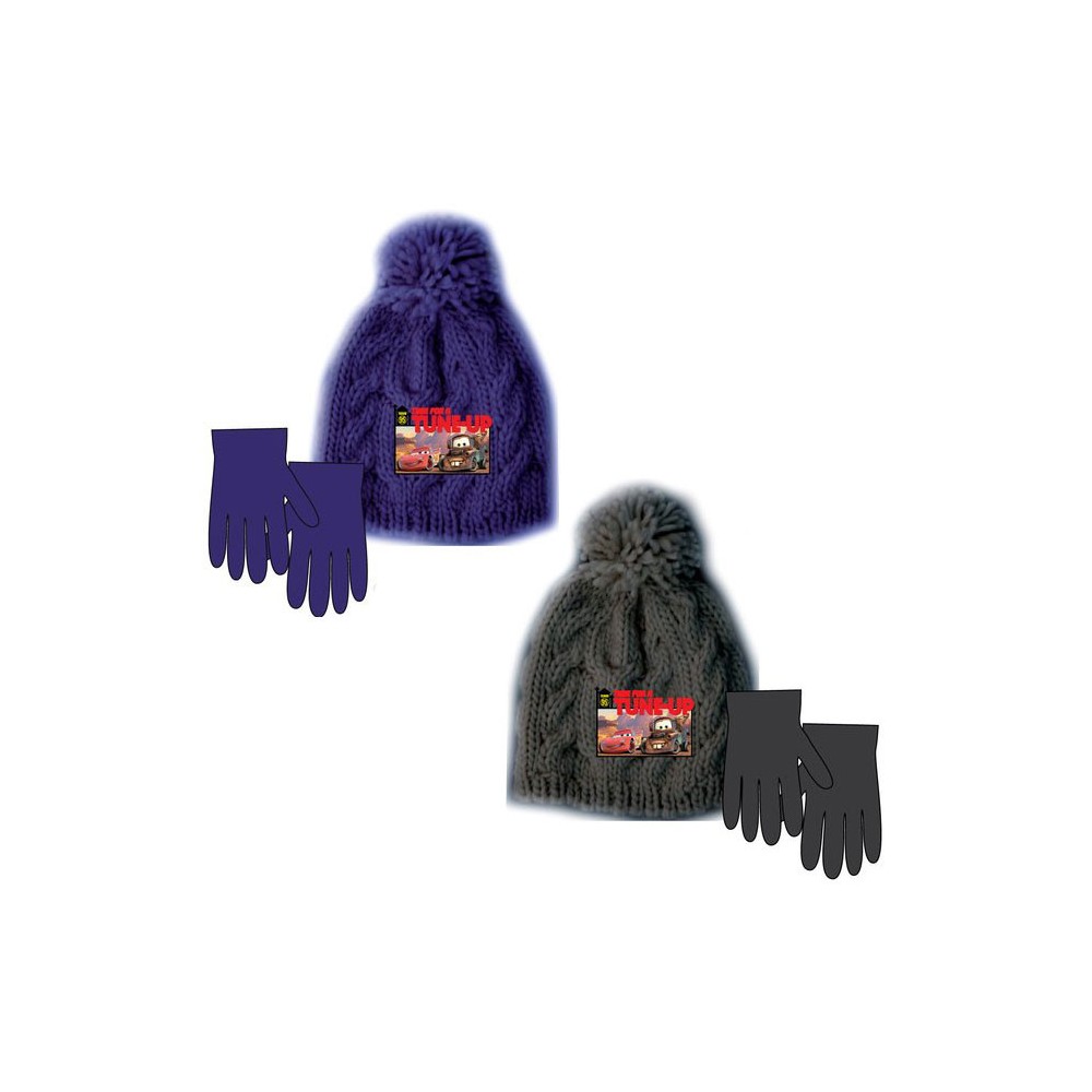 Disney Cars children's hat + gloves set 52-54 cm