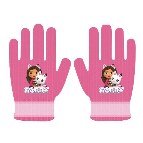 Gabby's Dollhouse Pink children's gloves