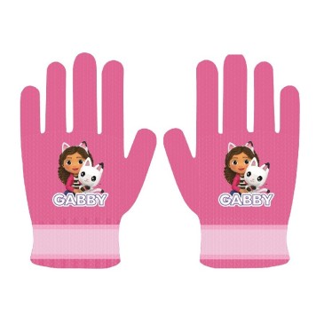 Gabby's Dollhouse Pink children's gloves