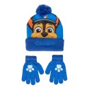 Paw Patrol Chase kids hat+ gloves set