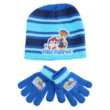 Paw Patrol Ready Winter children's hat + gloves set