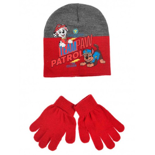 Paw Patrol kids hat + gloves set 52 cm