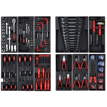 Szafa narzędziowa 263 el. KD362