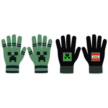 Minecraft kids gloves