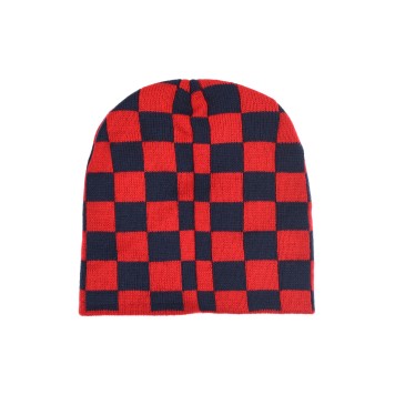 Spiderman Red Grid children's hat 52 cm