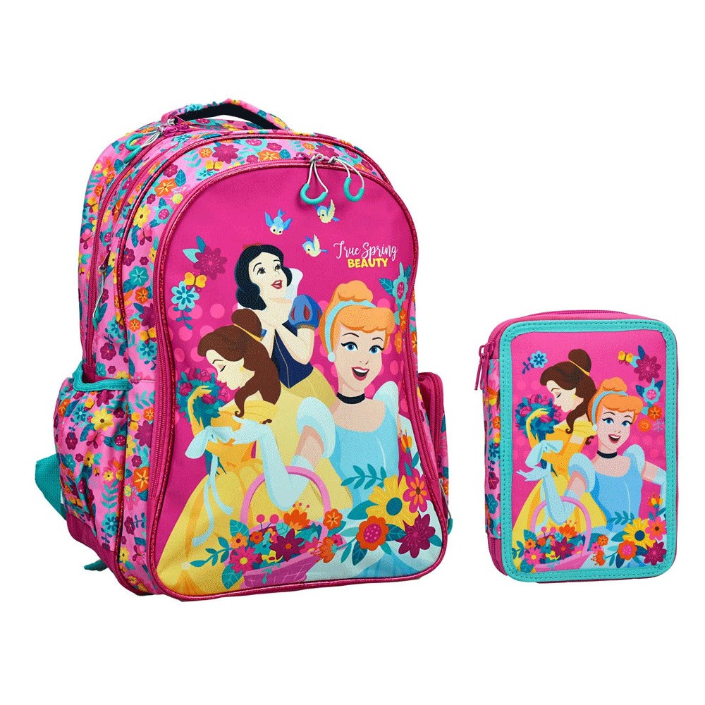 Disney Princess bag and pencil case set