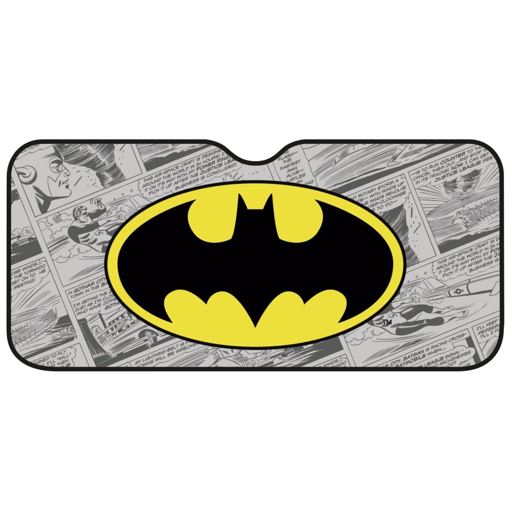 Batman aluminum car sunshade for front windshield 130x70 cm