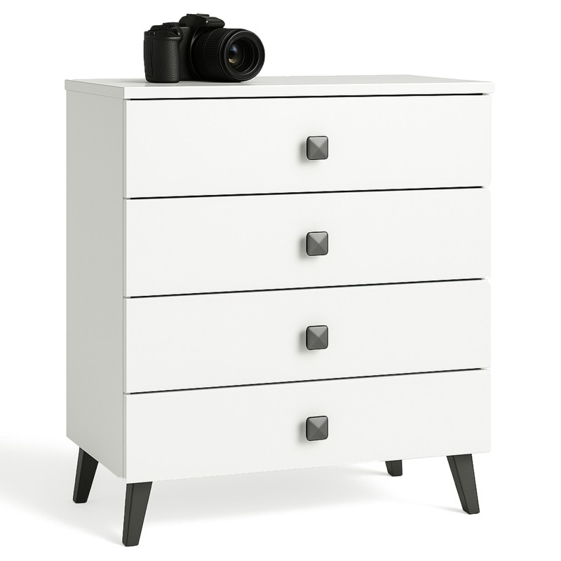KOMODA MOBI K-04 BIAŁY CZARNY KOMODA MOBI K-04 BIAŁY CZARNY