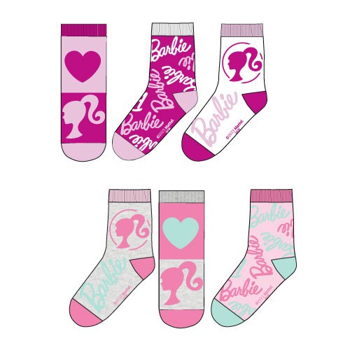 Barbie Pink children's socks 23-34
