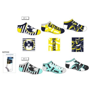 Batman kids no-show socks 23-34