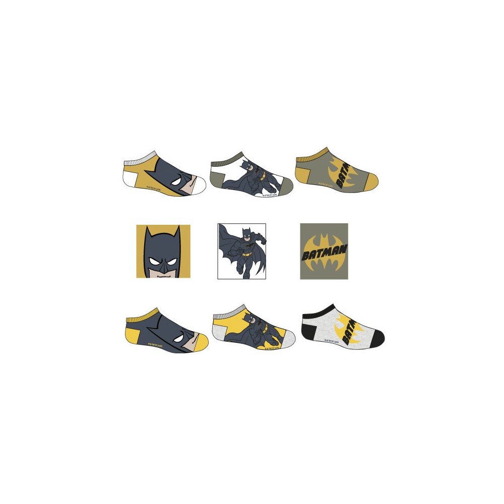 Batman children's low cut socks 23-34