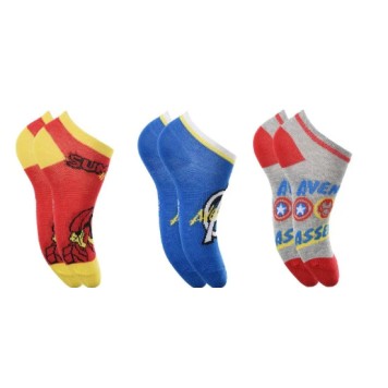 Avengers children's invisible socks 23-34