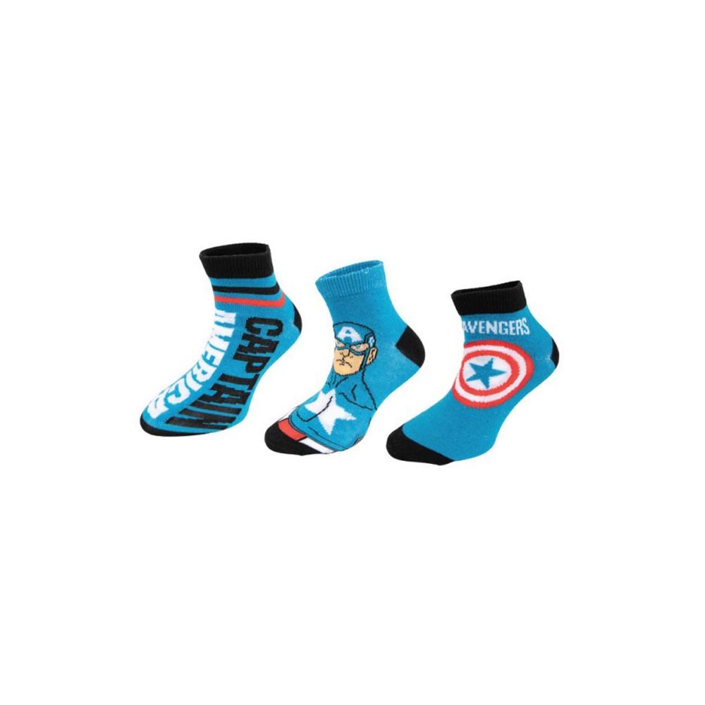 Avengers children's no-show socks 31/34