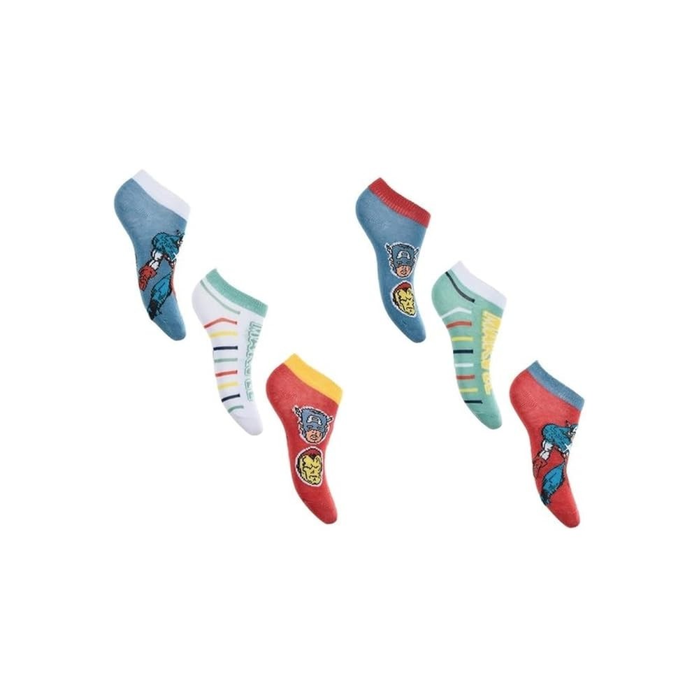 Avengers children's invisible socks 23-34