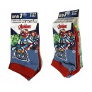 Avengers children's invisible socks 23-34