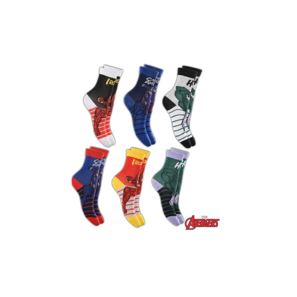 Avengers kids socks 23-34