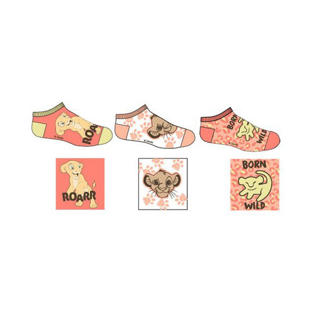 Disney The Lion King Kids' Ankle Socks 27/30