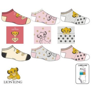 Disney The Lion King Kids' Ankle Socks 23-34