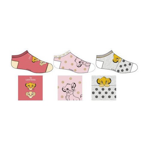 Disney The Lion King kids' no-show socks 27/30
