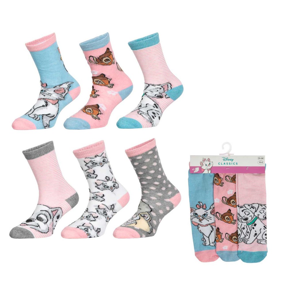 Disney 101 Dalmatians Disney Classics children's socks 23-34