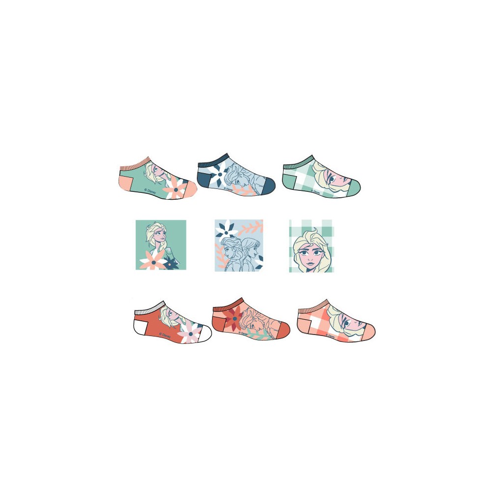 Disney Frozen Elsa children's invisible socks 23-34