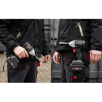 Klucz AKUMULATOROWY Udarowy do Kół 20V 4Ah 380Nm RED TECHNIC RTAKU0026