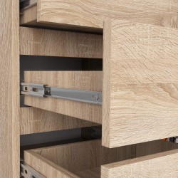 KOMODA K80 1D 5SZ PK DĄB SONOMA