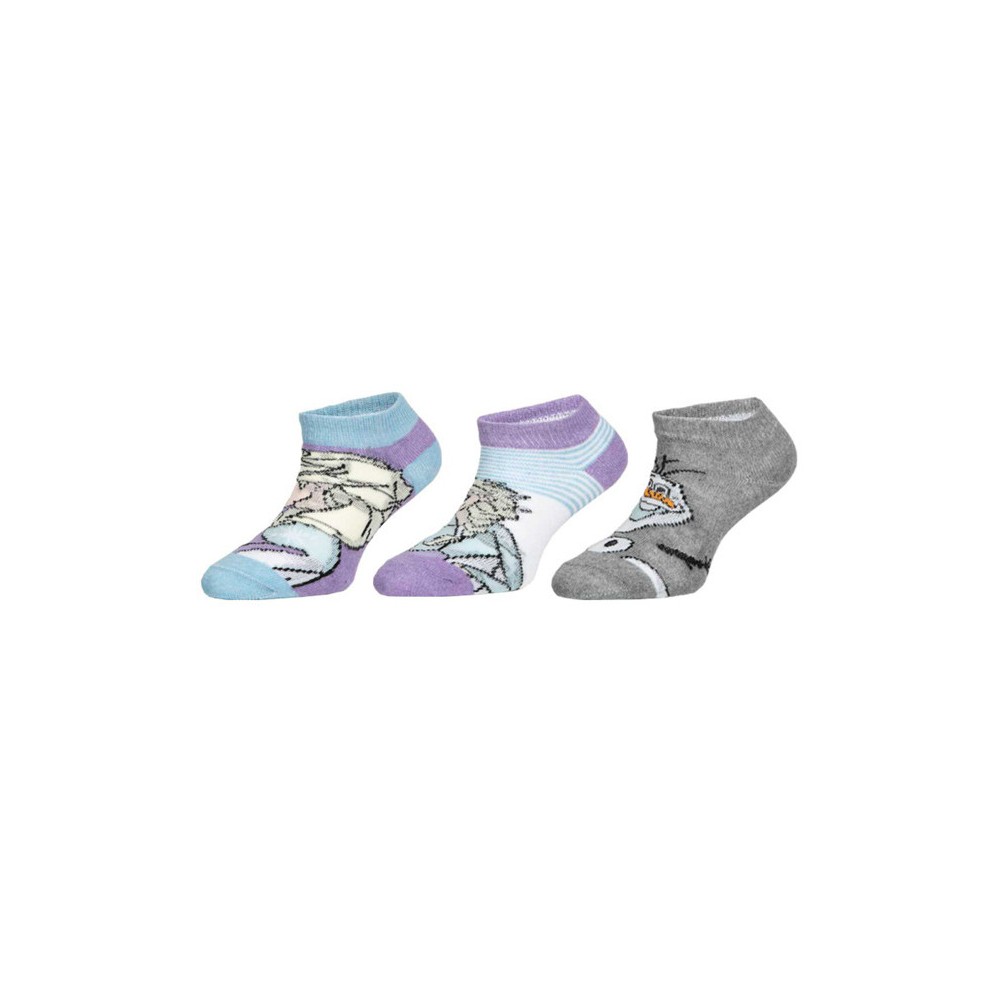 Disney Frozen kids' no-show socks 27/30
