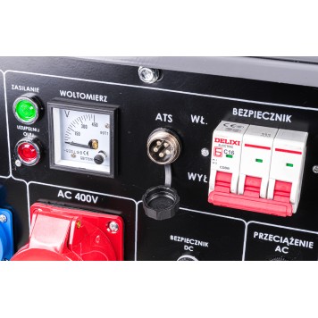 Agregat PRĄDOTWÓRCZY Diesel 6,5kW 230V 400V ATS PM-AGR-6500MD