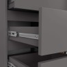 KOMODA K80 1D 5SZ PK GRAFIT SZARY