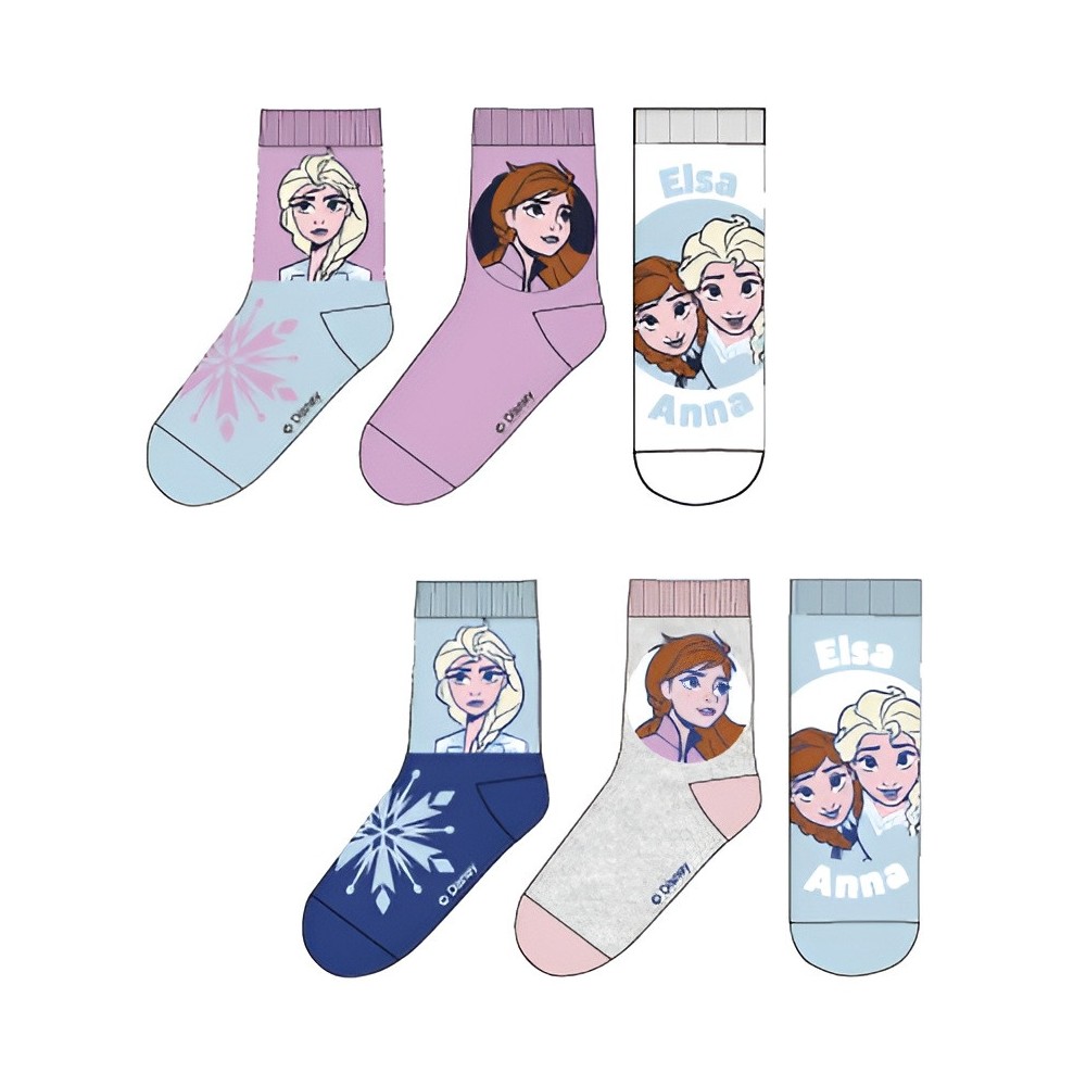 Disney Frozen Snow children's socks 23-34