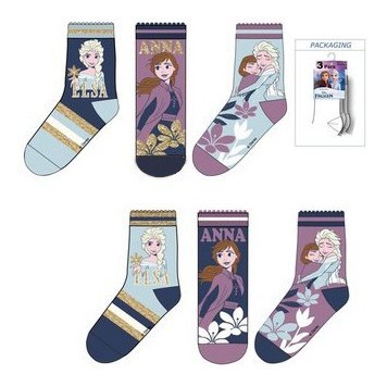 Disney Frozen children's socks 23-34