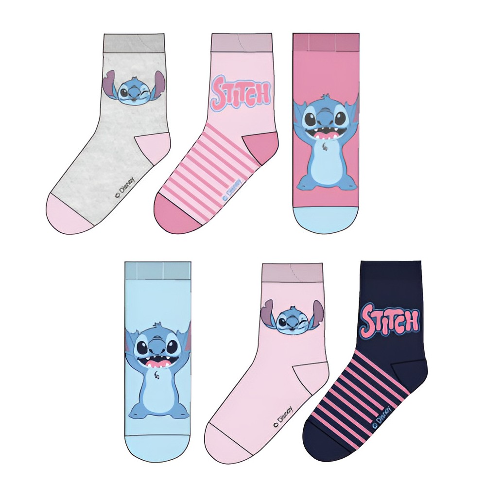 Disney Lilo and Stitch Happy children's socks 23-34