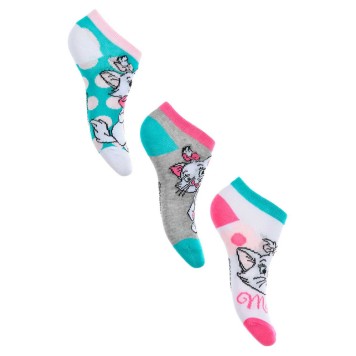 Disney Marie children's no-show socks with cat pattern 23-34