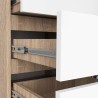 KOMODA K80 1D 5SZ PK DĄB SONOMA / BIAŁA