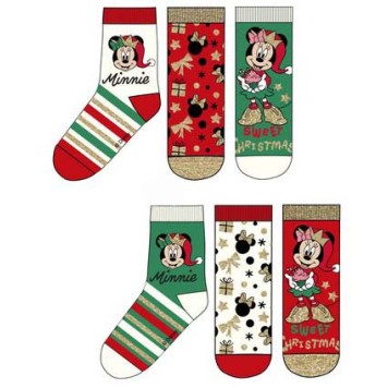 Disney Mickey and Minnie Gift Karácsonyi gyerek zokni 23-34