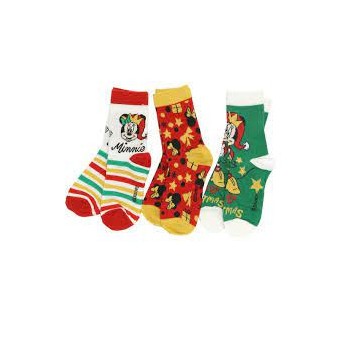 Disney Mickey and Minnie Gift Karácsonyi gyerek zokni 23-34