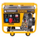 Agregat PRĄDOTWÓRCZY Diesel 5,5kW 230V 400V ATS PM-AGR-5500MD