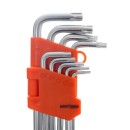 Zestaw 18 imbusów kulkowych + gwiazdkowych KD10297