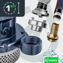 Pompe à eau vide cave submersible avec flotteur