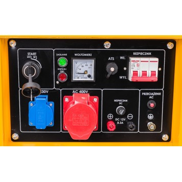 Agregat PRĄDOTWÓRCZY Diesel 5,5kW 230V 400V ATS PM-AGR-5500MD