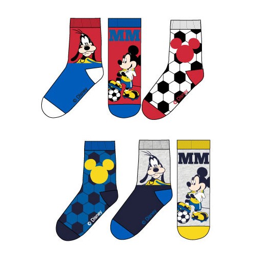 Disney Mickey  Football children's socks 23-34