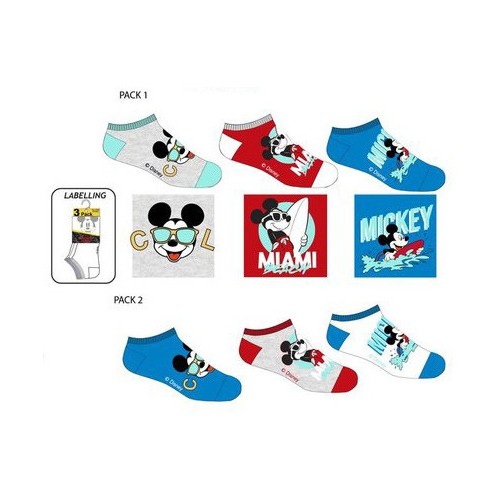 Disney Mickey  Kids' ankle socks 23-34